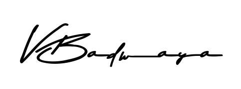 Also You can easily find your signature by using the search form. We will create V Badwaya name handwritten signature images for you free of cost using Asem Kandis PERSONAL USE sign style. V Badwaya signature style 9 images and pictures png
