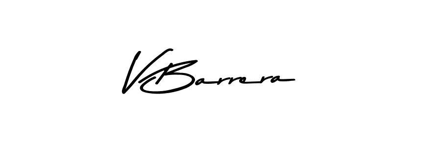 V Barrera stylish signature style. Best Handwritten Sign (Asem Kandis PERSONAL USE) for my name. Handwritten Signature Collection Ideas for my name V Barrera. V Barrera signature style 9 images and pictures png