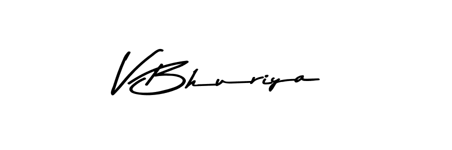 Also we have V Bhuriya name is the best signature style. Create professional handwritten signature collection using Asem Kandis PERSONAL USE autograph style. V Bhuriya signature style 9 images and pictures png