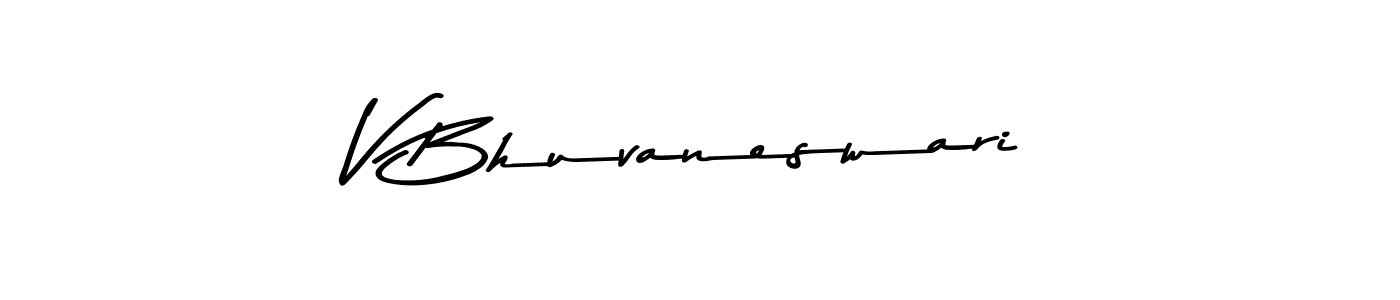 Asem Kandis PERSONAL USE is a professional signature style that is perfect for those who want to add a touch of class to their signature. It is also a great choice for those who want to make their signature more unique. Get V Bhuvaneswari name to fancy signature for free. V Bhuvaneswari signature style 9 images and pictures png