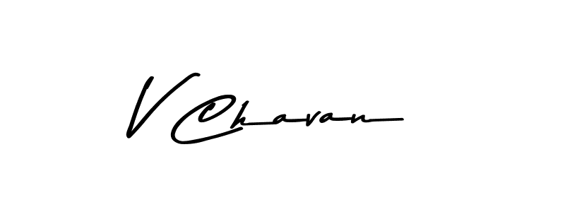 This is the best signature style for the V Chavan name. Also you like these signature font (Asem Kandis PERSONAL USE). Mix name signature. V Chavan signature style 9 images and pictures png