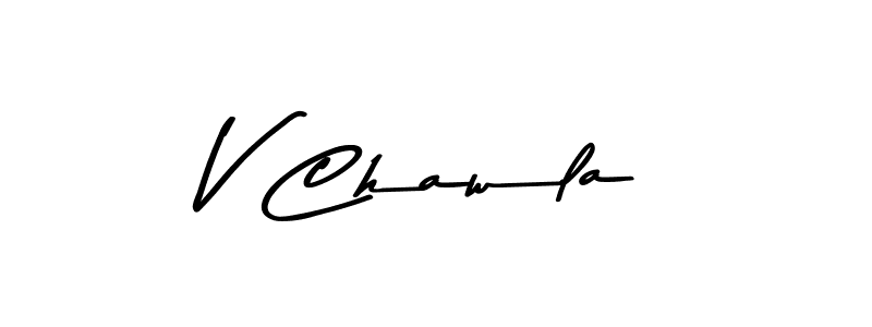 You should practise on your own different ways (Asem Kandis PERSONAL USE) to write your name (V Chawla) in signature. don't let someone else do it for you. V Chawla signature style 9 images and pictures png