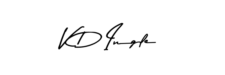 Make a beautiful signature design for name V D Ingle. Use this online signature maker to create a handwritten signature for free. V D Ingle signature style 9 images and pictures png