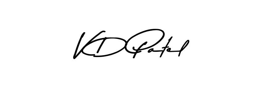 Also You can easily find your signature by using the search form. We will create V D Patel name handwritten signature images for you free of cost using Asem Kandis PERSONAL USE sign style. V D Patel signature style 9 images and pictures png