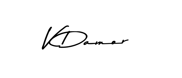 It looks lik you need a new signature style for name V Damor. Design unique handwritten (Asem Kandis PERSONAL USE) signature with our free signature maker in just a few clicks. V Damor signature style 9 images and pictures png