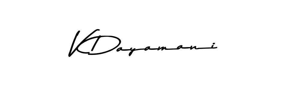 This is the best signature style for the V Dayamani name. Also you like these signature font (Asem Kandis PERSONAL USE). Mix name signature. V Dayamani signature style 9 images and pictures png