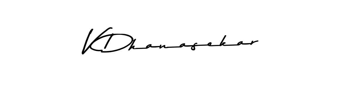 Also You can easily find your signature by using the search form. We will create V Dhanasekar name handwritten signature images for you free of cost using Asem Kandis PERSONAL USE sign style. V Dhanasekar signature style 9 images and pictures png