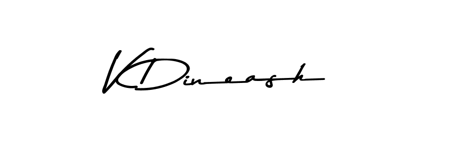 How to make V Dineash signature? Asem Kandis PERSONAL USE is a professional autograph style. Create handwritten signature for V Dineash name. V Dineash signature style 9 images and pictures png