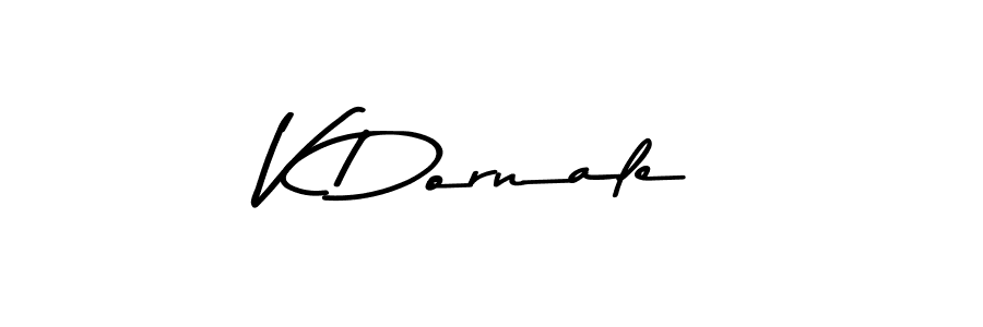 Design your own signature with our free online signature maker. With this signature software, you can create a handwritten (Asem Kandis PERSONAL USE) signature for name V Dornale. V Dornale signature style 9 images and pictures png