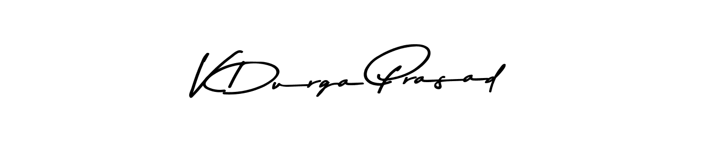 The best way (Asem Kandis PERSONAL USE) to make a short signature is to pick only two or three words in your name. The name V Durga Prasad include a total of six letters. For converting this name. V Durga Prasad signature style 9 images and pictures png
