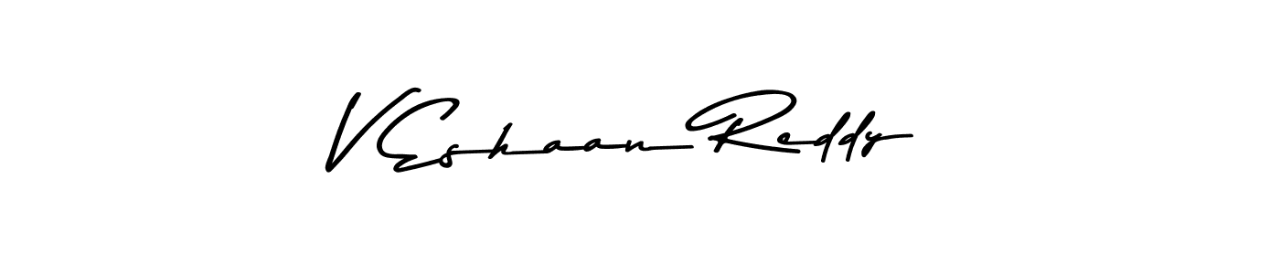 Similarly Asem Kandis PERSONAL USE is the best handwritten signature design. Signature creator online .You can use it as an online autograph creator for name V Eshaan Reddy. V Eshaan Reddy signature style 9 images and pictures png
