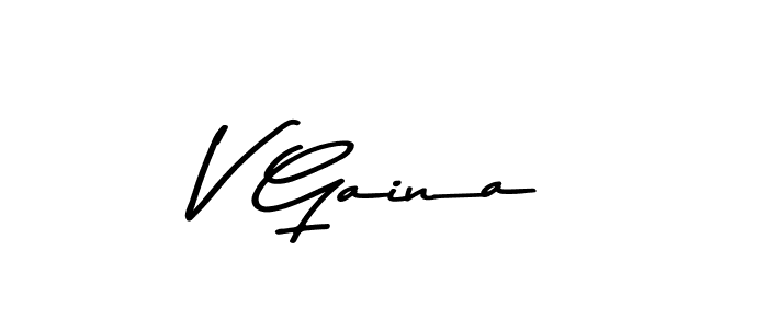 Check out images of Autograph of V Gaina name. Actor V Gaina Signature Style. Asem Kandis PERSONAL USE is a professional sign style online. V Gaina signature style 9 images and pictures png