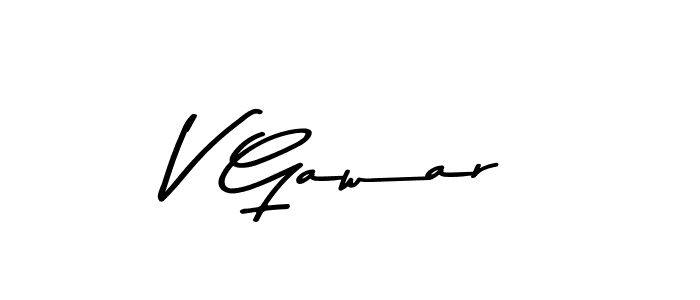 Here are the top 10 professional signature styles for the name V Gawar. These are the best autograph styles you can use for your name. V Gawar signature style 9 images and pictures png