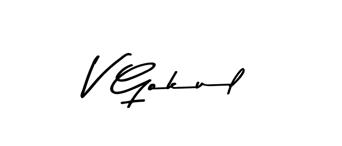 Make a beautiful signature design for name V Gokul. Use this online signature maker to create a handwritten signature for free. V Gokul signature style 9 images and pictures png