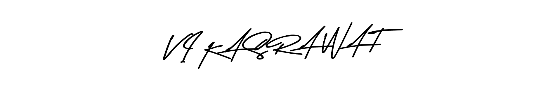 V I K A S R A W A T stylish signature style. Best Handwritten Sign (Asem Kandis PERSONAL USE) for my name. Handwritten Signature Collection Ideas for my name V I K A S R A W A T. V I K A S R A W A T signature style 9 images and pictures png