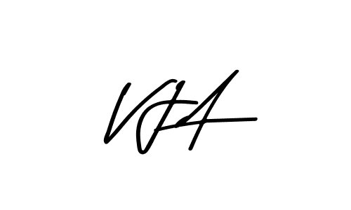 Best and Professional Signature Style for V J A. Asem Kandis PERSONAL USE Best Signature Style Collection. V J A signature style 9 images and pictures png