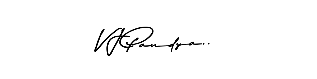 Similarly Asem Kandis PERSONAL USE is the best handwritten signature design. Signature creator online .You can use it as an online autograph creator for name V J Pandya... V J Pandya.. signature style 9 images and pictures png