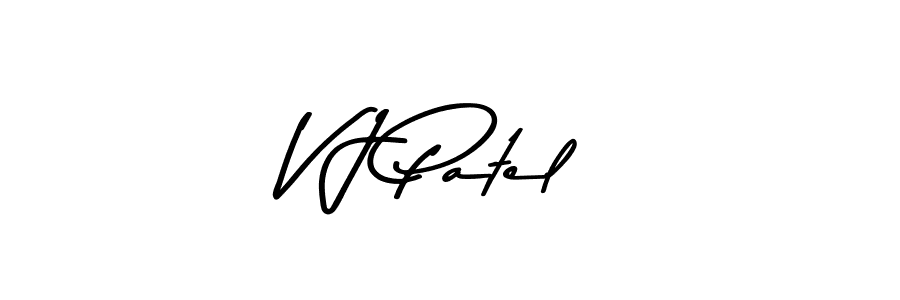 How to make V J Patel signature? Asem Kandis PERSONAL USE is a professional autograph style. Create handwritten signature for V J Patel name. V J Patel signature style 9 images and pictures png