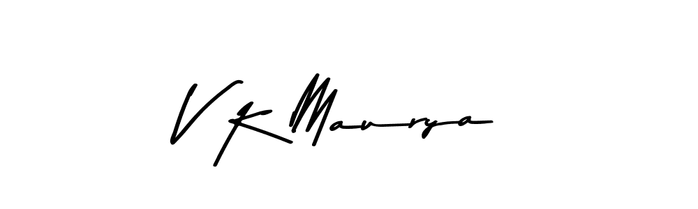 Also You can easily find your signature by using the search form. We will create V K Maurya name handwritten signature images for you free of cost using Asem Kandis PERSONAL USE sign style. V K Maurya signature style 9 images and pictures png