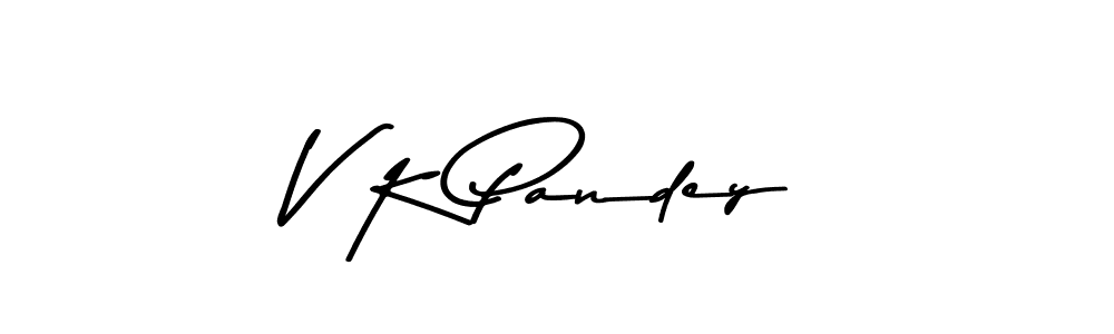 You should practise on your own different ways (Asem Kandis PERSONAL USE) to write your name (V K Pandey) in signature. don't let someone else do it for you. V K Pandey signature style 9 images and pictures png