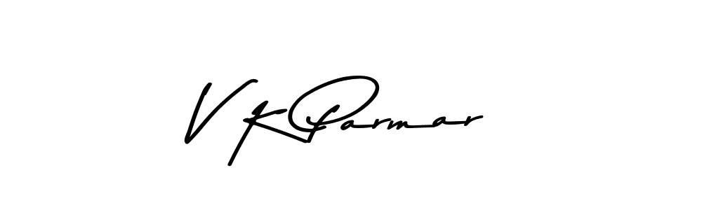 You should practise on your own different ways (Asem Kandis PERSONAL USE) to write your name (V K Parmar) in signature. don't let someone else do it for you. V K Parmar signature style 9 images and pictures png