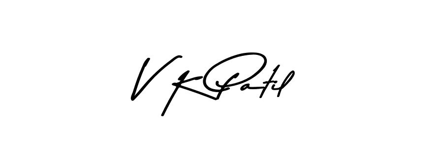 This is the best signature style for the V K Patil name. Also you like these signature font (Asem Kandis PERSONAL USE). Mix name signature. V K Patil signature style 9 images and pictures png