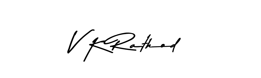 Also You can easily find your signature by using the search form. We will create V K Rathod name handwritten signature images for you free of cost using Asem Kandis PERSONAL USE sign style. V K Rathod signature style 9 images and pictures png