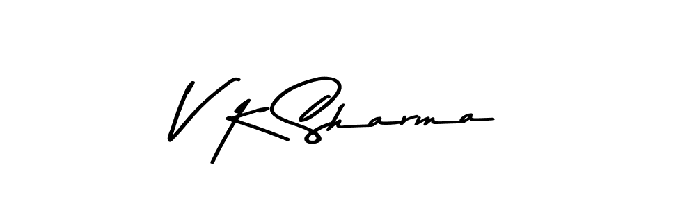 Also You can easily find your signature by using the search form. We will create V K Sharma name handwritten signature images for you free of cost using Asem Kandis PERSONAL USE sign style. V K Sharma signature style 9 images and pictures png