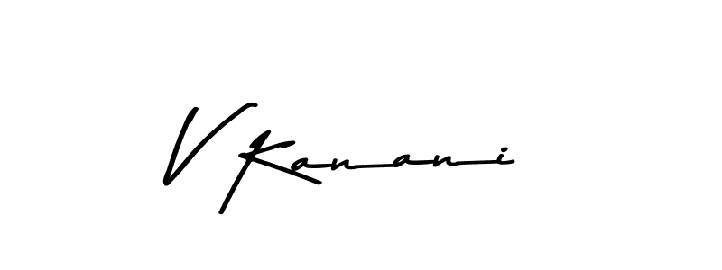 The best way (Asem Kandis PERSONAL USE) to make a short signature is to pick only two or three words in your name. The name V Kanani include a total of six letters. For converting this name. V Kanani signature style 9 images and pictures png