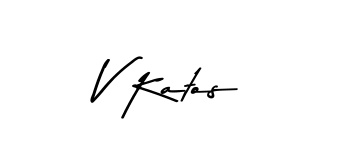 Check out images of Autograph of V Katos name. Actor V Katos Signature Style. Asem Kandis PERSONAL USE is a professional sign style online. V Katos signature style 9 images and pictures png