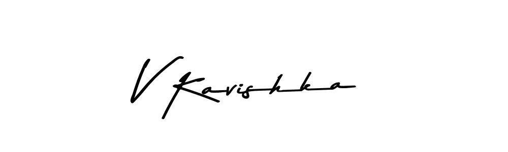 Make a beautiful signature design for name V Kavishka. With this signature (Asem Kandis PERSONAL USE) style, you can create a handwritten signature for free. V Kavishka signature style 9 images and pictures png