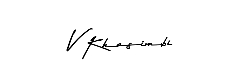 Make a short V Khasimbi signature style. Manage your documents anywhere anytime using Asem Kandis PERSONAL USE. Create and add eSignatures, submit forms, share and send files easily. V Khasimbi signature style 9 images and pictures png