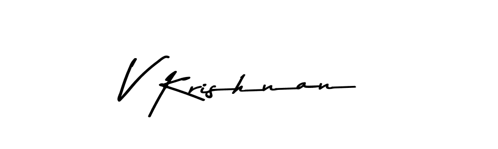 This is the best signature style for the V Krishnan name. Also you like these signature font (Asem Kandis PERSONAL USE). Mix name signature. V Krishnan signature style 9 images and pictures png