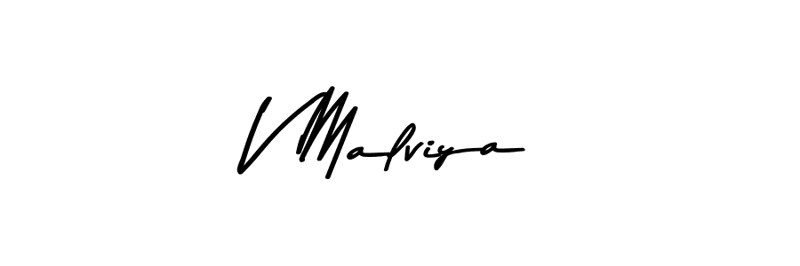 You should practise on your own different ways (Asem Kandis PERSONAL USE) to write your name (V Malviya) in signature. don't let someone else do it for you. V Malviya signature style 9 images and pictures png