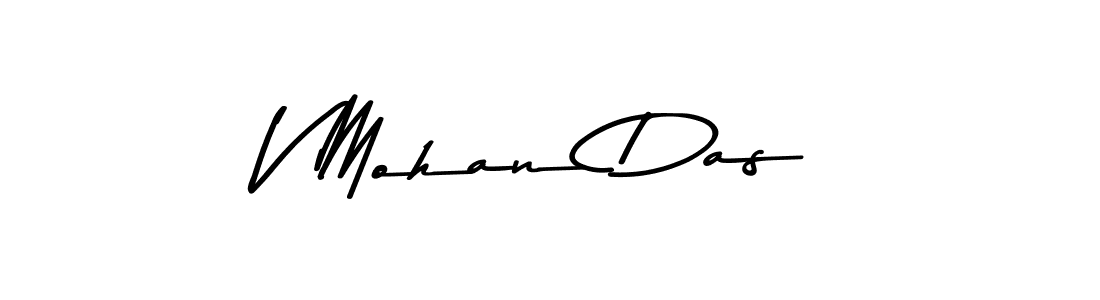 Here are the top 10 professional signature styles for the name V Mohan Das. These are the best autograph styles you can use for your name. V Mohan Das signature style 9 images and pictures png