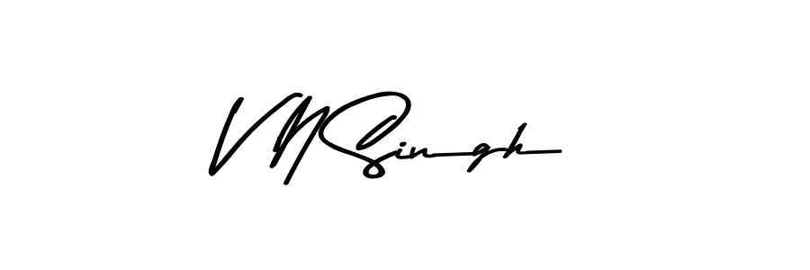 Make a beautiful signature design for name V N Singh. With this signature (Asem Kandis PERSONAL USE) style, you can create a handwritten signature for free. V N Singh signature style 9 images and pictures png