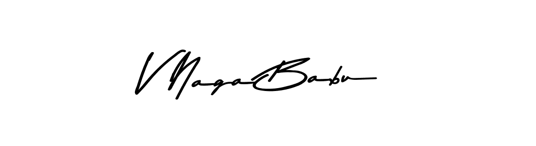 Use a signature maker to create a handwritten signature online. With this signature software, you can design (Asem Kandis PERSONAL USE) your own signature for name V Naga Babu. V Naga Babu signature style 9 images and pictures png