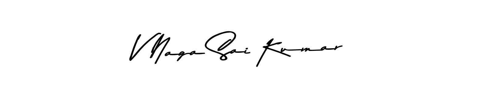 How to make V Naga Sai Kumar signature? Asem Kandis PERSONAL USE is a professional autograph style. Create handwritten signature for V Naga Sai Kumar name. V Naga Sai Kumar signature style 9 images and pictures png