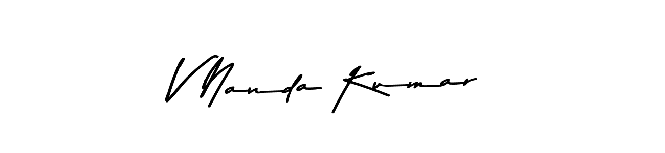 Make a beautiful signature design for name V Nanda Kumar. Use this online signature maker to create a handwritten signature for free. V Nanda Kumar signature style 9 images and pictures png