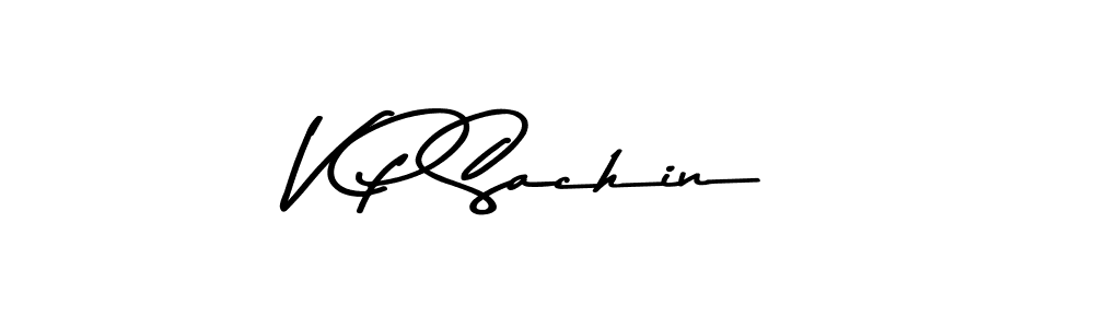 Also we have V P Sachin name is the best signature style. Create professional handwritten signature collection using Asem Kandis PERSONAL USE autograph style. V P Sachin signature style 9 images and pictures png