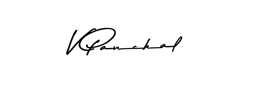 Similarly Asem Kandis PERSONAL USE is the best handwritten signature design. Signature creator online .You can use it as an online autograph creator for name V Panchal. V Panchal signature style 9 images and pictures png