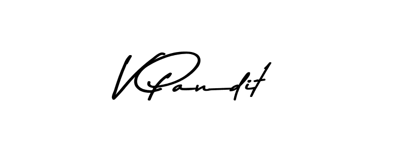 How to Draw V Pandit signature style? Asem Kandis PERSONAL USE is a latest design signature styles for name V Pandit. V Pandit signature style 9 images and pictures png