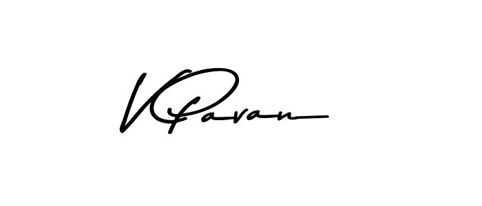 How to make V Pavan signature? Asem Kandis PERSONAL USE is a professional autograph style. Create handwritten signature for V Pavan name. V Pavan signature style 9 images and pictures png