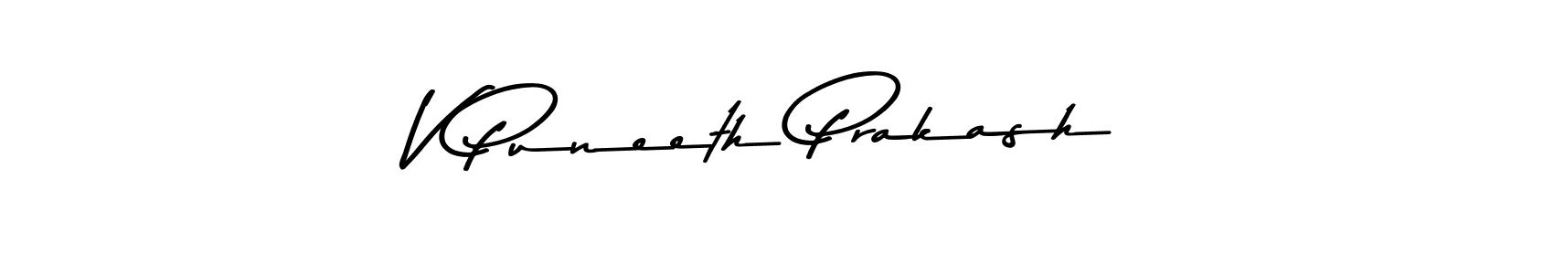 Make a beautiful signature design for name V Puneeth Prakash. Use this online signature maker to create a handwritten signature for free. V Puneeth Prakash signature style 9 images and pictures png