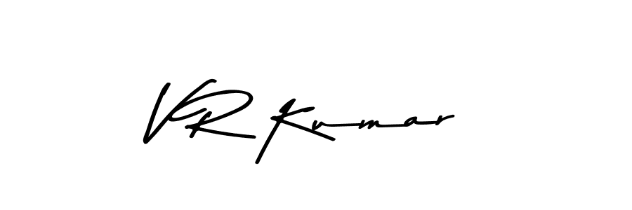 This is the best signature style for the V R Kumar name. Also you like these signature font (Asem Kandis PERSONAL USE). Mix name signature. V R Kumar signature style 9 images and pictures png