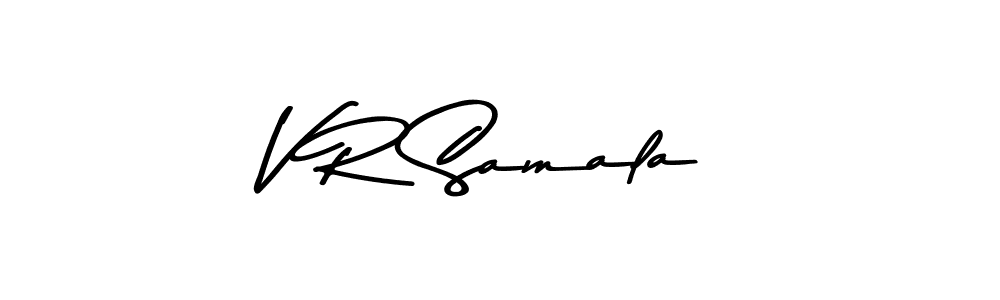 Also You can easily find your signature by using the search form. We will create V R Samala name handwritten signature images for you free of cost using Asem Kandis PERSONAL USE sign style. V R Samala signature style 9 images and pictures png