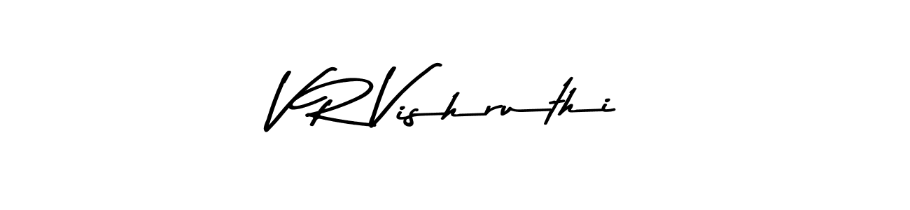 Best and Professional Signature Style for V R Vishruthi. Asem Kandis PERSONAL USE Best Signature Style Collection. V R Vishruthi signature style 9 images and pictures png
