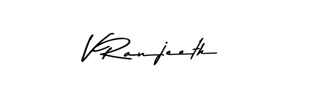 Here are the top 10 professional signature styles for the name V Ranjeeth. These are the best autograph styles you can use for your name. V Ranjeeth signature style 9 images and pictures png