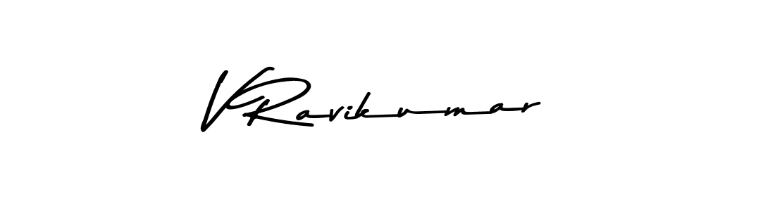 This is the best signature style for the V Ravikumar name. Also you like these signature font (Asem Kandis PERSONAL USE). Mix name signature. V Ravikumar signature style 9 images and pictures png