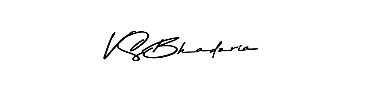 You should practise on your own different ways (Asem Kandis PERSONAL USE) to write your name (V S Bhadoria) in signature. don't let someone else do it for you. V S Bhadoria signature style 9 images and pictures png